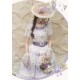 Yingluofu Rabbit Vine Story Grape-Themed Top Skirt and Choker Set(Pre-Made/Full Payment Without Shipping Cost)
